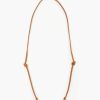 Handbags Clare V. | Thin Knotted Crossbody Strap Cuoio