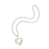 Jewelry + Accessories Jane Win Jane Win Jewelry | Love Enchanted Heart Mother Of Pearl 18" Drawn Link