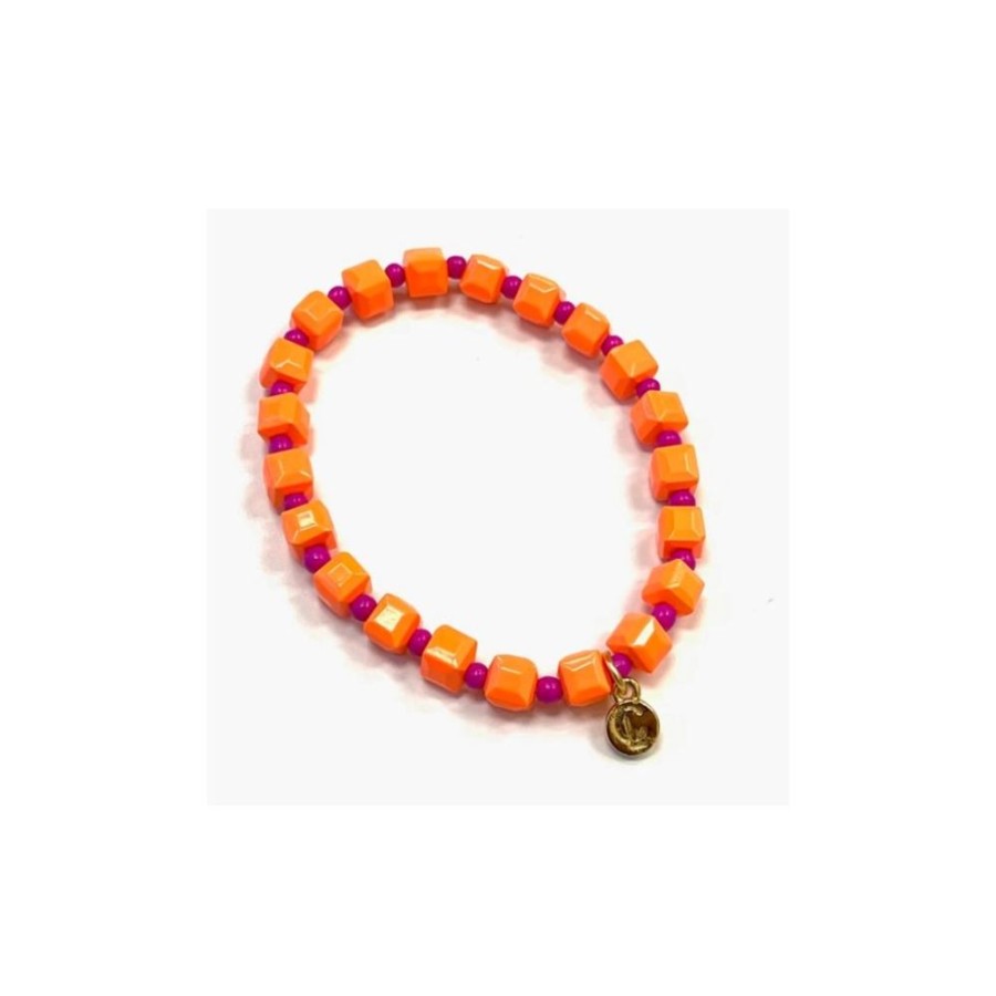 Jewelry + Accessories Caryn Lawn Bracelets | Scotti Bracelet Orange