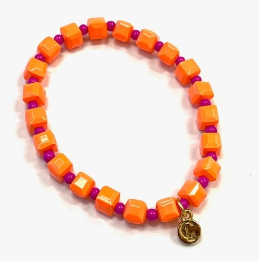 Jewelry + Accessories Caryn Lawn Bracelets | Scotti Bracelet Orange