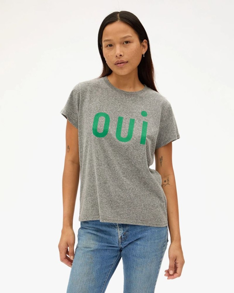 Apparel Clare V. | Classic Tee Oui Grey