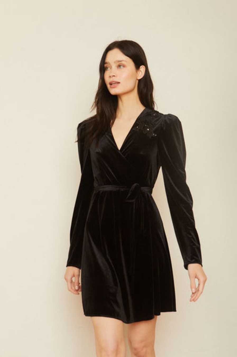 Apparel Caballero | Evelina Velvet Dress Black