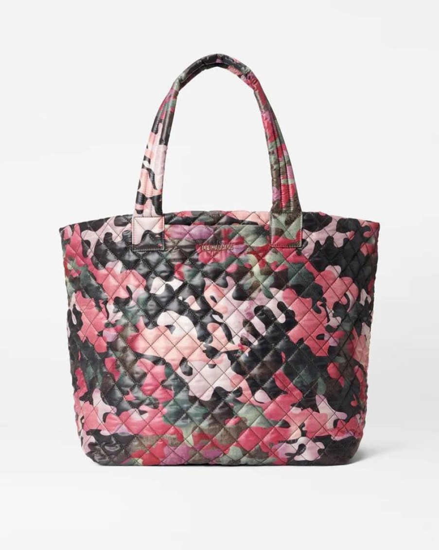 Handbags MZ Wallace | Metro Tote Deluxe Large Dahlia Camo