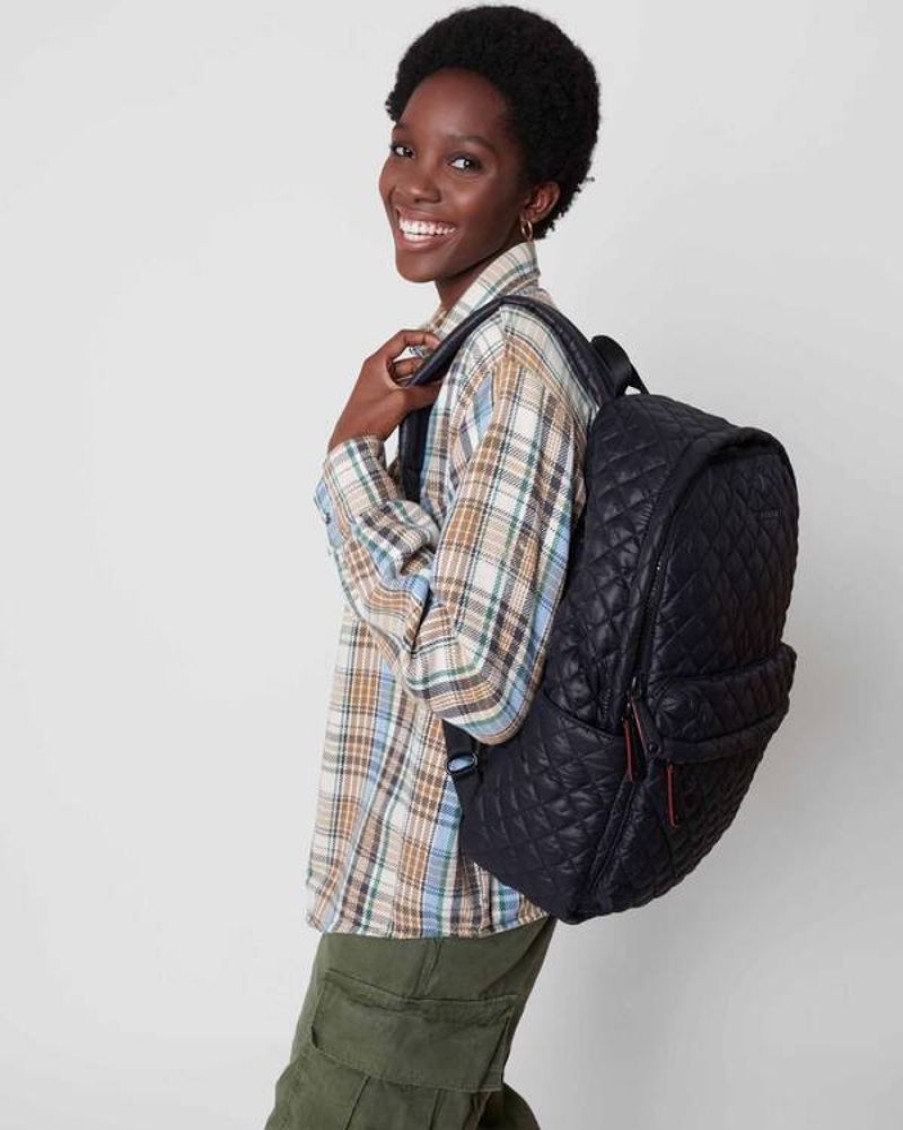 Handbags MZ Wallace | Metro Backpack Deluxe Black