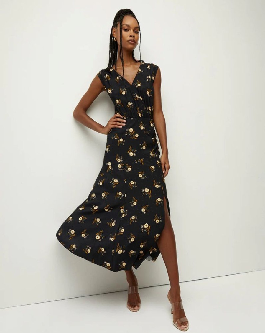 Apparel Veronica Beard | Wixson Dress Black Multi