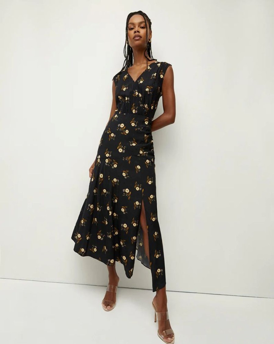 Apparel Veronica Beard | Wixson Dress Black Multi