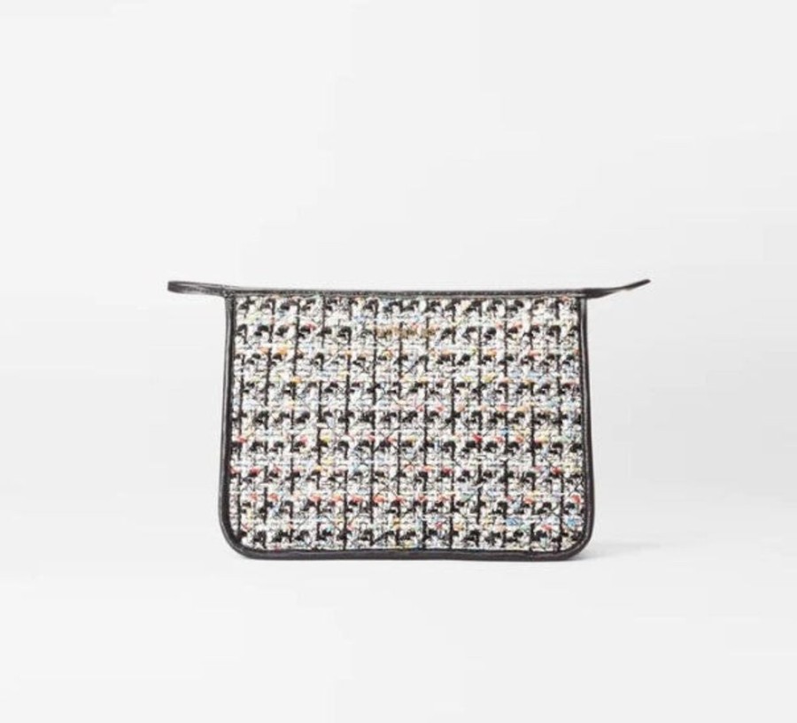 Handbags MZ Wallace | Metro Clutch Black Boucle