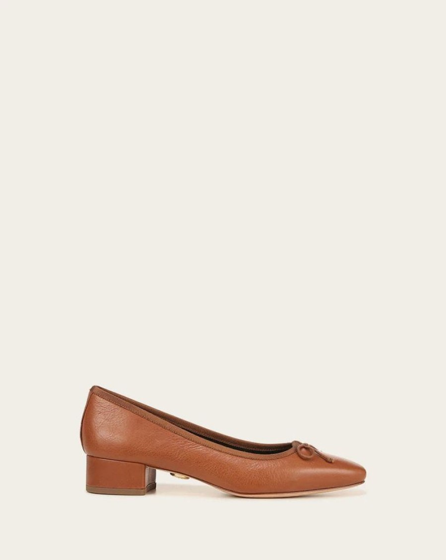 Shoes Veronica Beard - Shoes | Cecile Ballet Pump Caramel