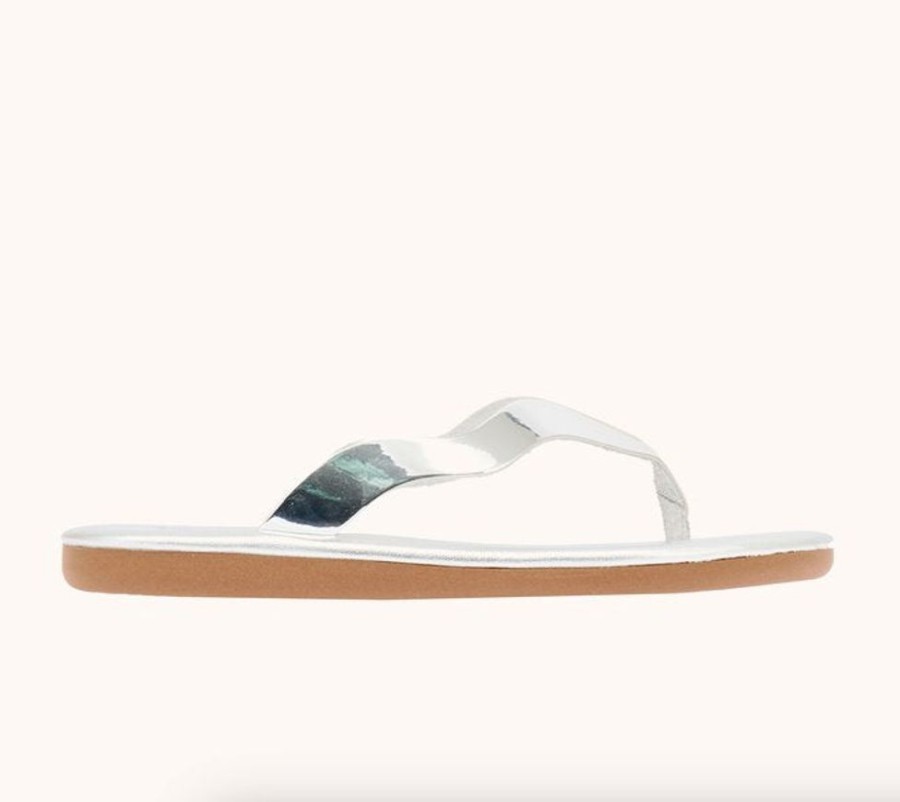 Shoes Ancient Greek Sandals | Laconia Ff Sandal Silver