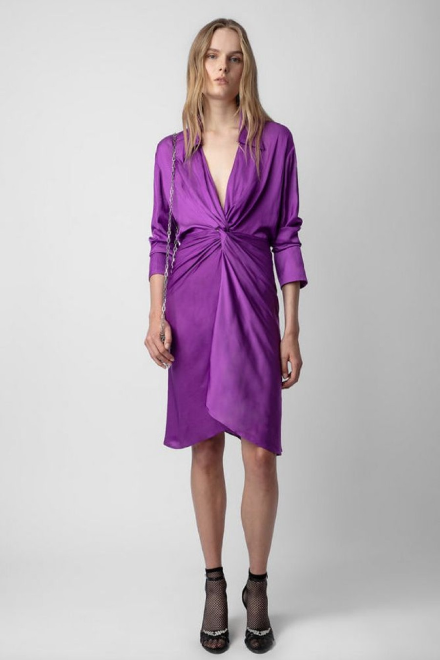 Apparel Zadig & Voltaire | Rozo Satin Dress Goa