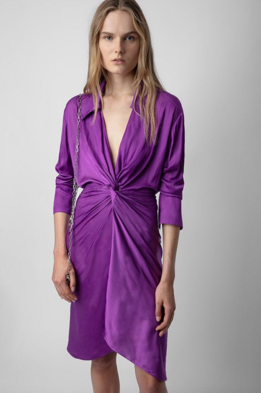 Apparel Zadig & Voltaire | Rozo Satin Dress Goa