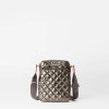 Handbags MZ Wallace | Metro Crossbody Moondust Metallic Lacquer