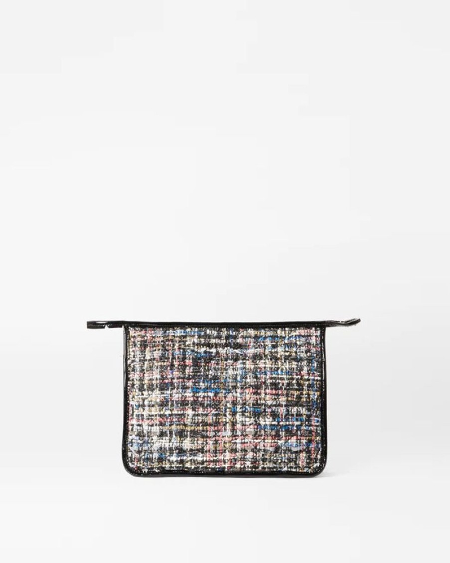 Handbags MZ Wallace | Metro Clutch Midnight Sparkle Boucle