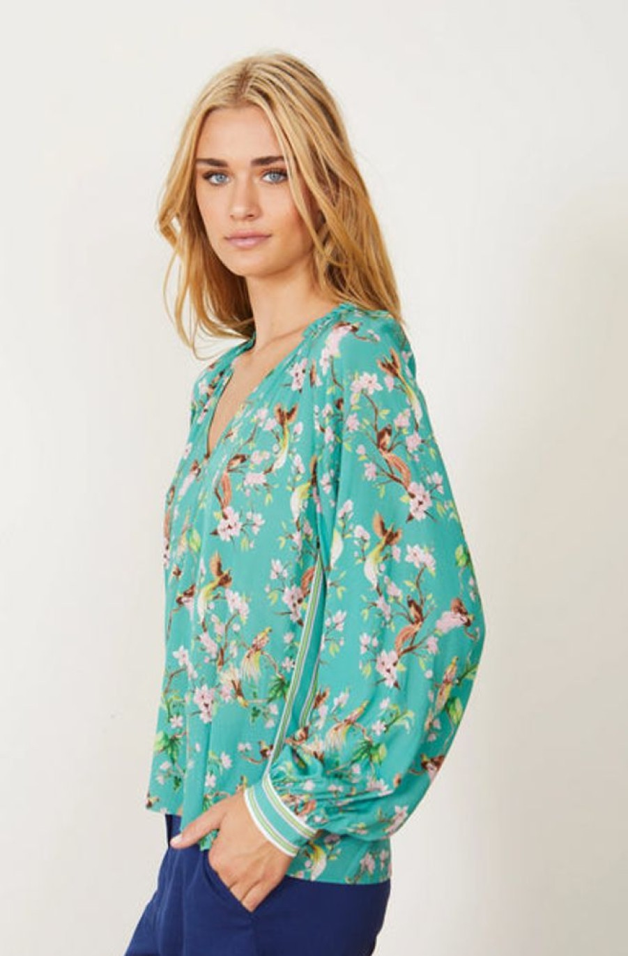 Apparel Caballero | Miki Top Birds In Paradise