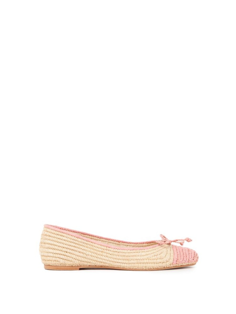 Shoes Paloma Barcelo | Idara Raffia Blush