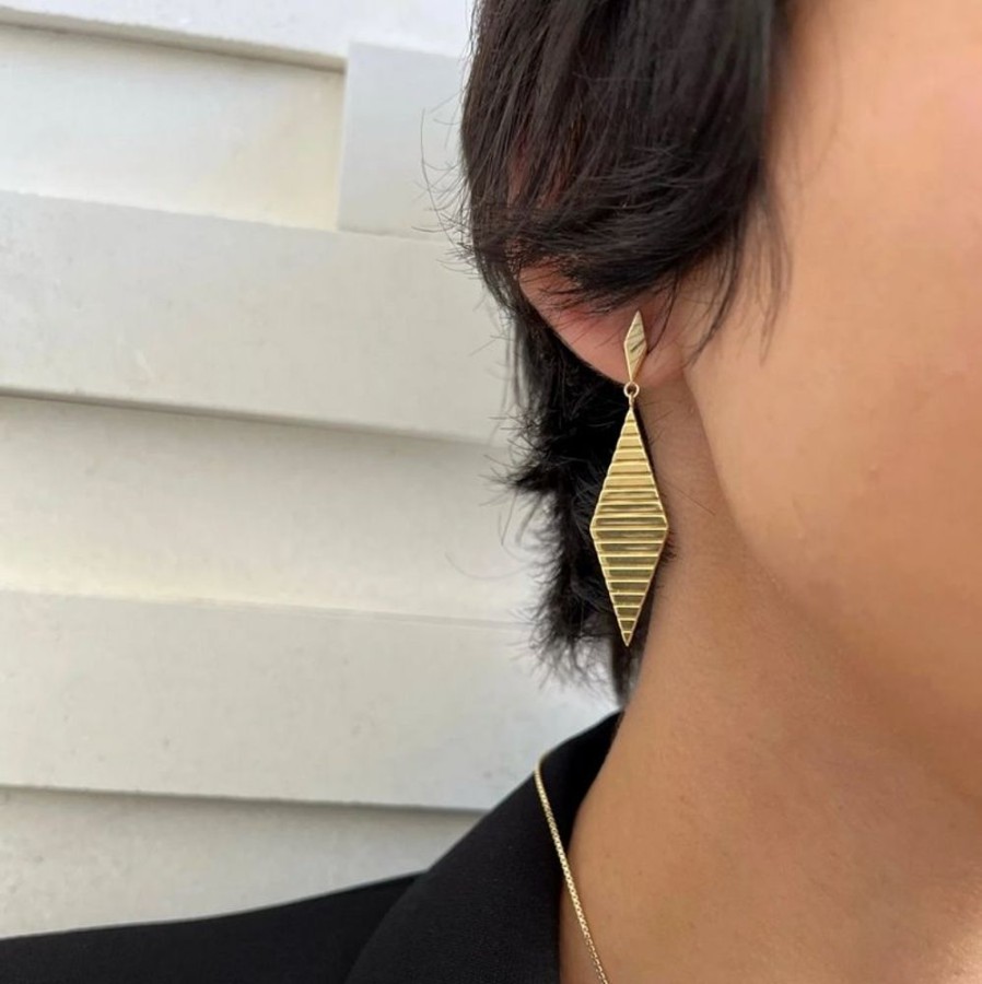 Jewelry + Accessories Jennifer Zeuner Earrings | Sarai Earrings Gold