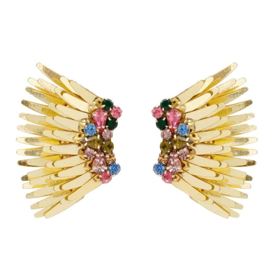 Jewelry + Accessories Mignonne Gavigan Earrings | Mega Mini Madeline Earrings Gold Multi