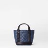 Handbags MZ Wallace | Empire Tote Mini Navy/ Black