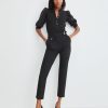 Apparel Veronica Beard | Renzo Pant Black With Gold Buttons