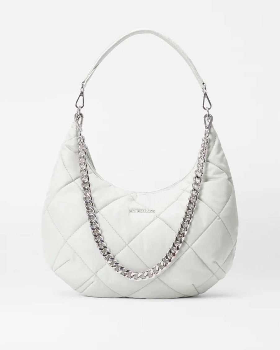 Handbags MZ Wallace | Quilted Madison Shoulder Frost