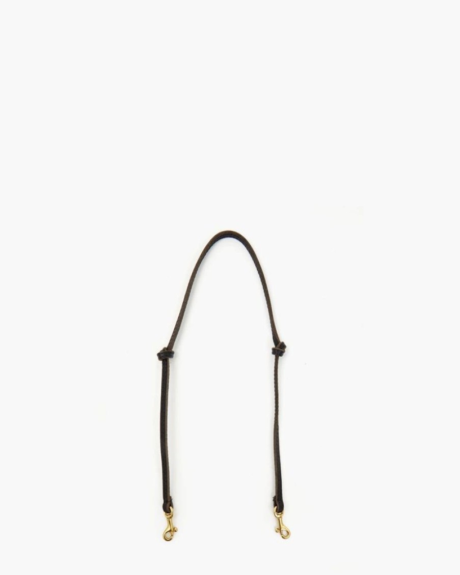 Handbags Clare V. | Thin Knotted Shoulder Strap Black