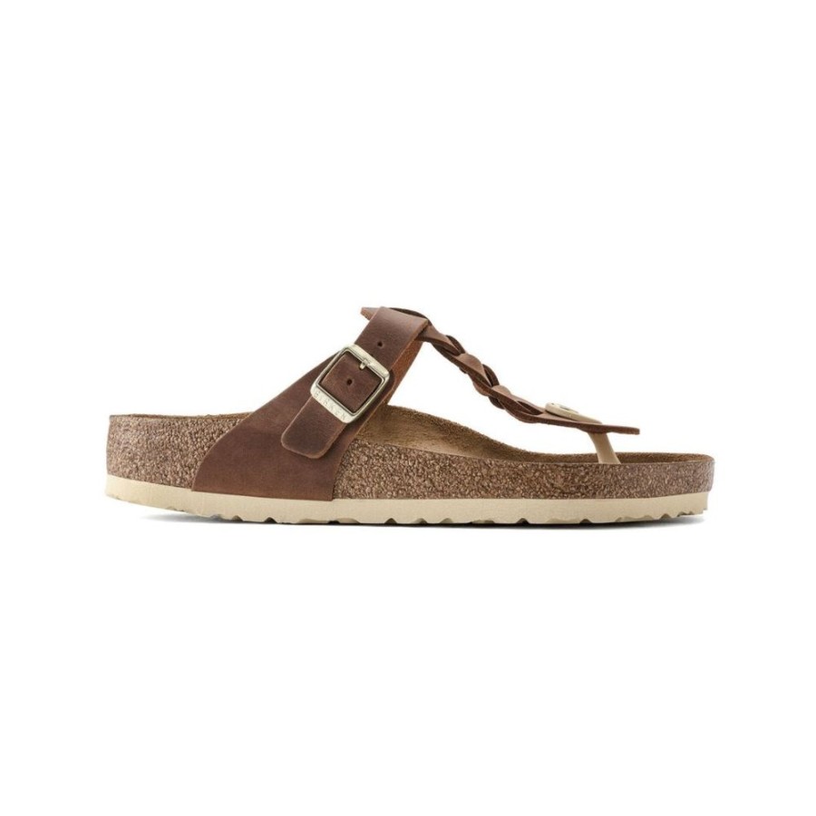 Shoes Birkenstock | Gizeh Braided Cognac