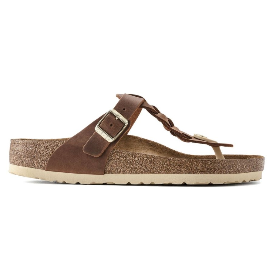 Shoes Birkenstock | Gizeh Braided Cognac