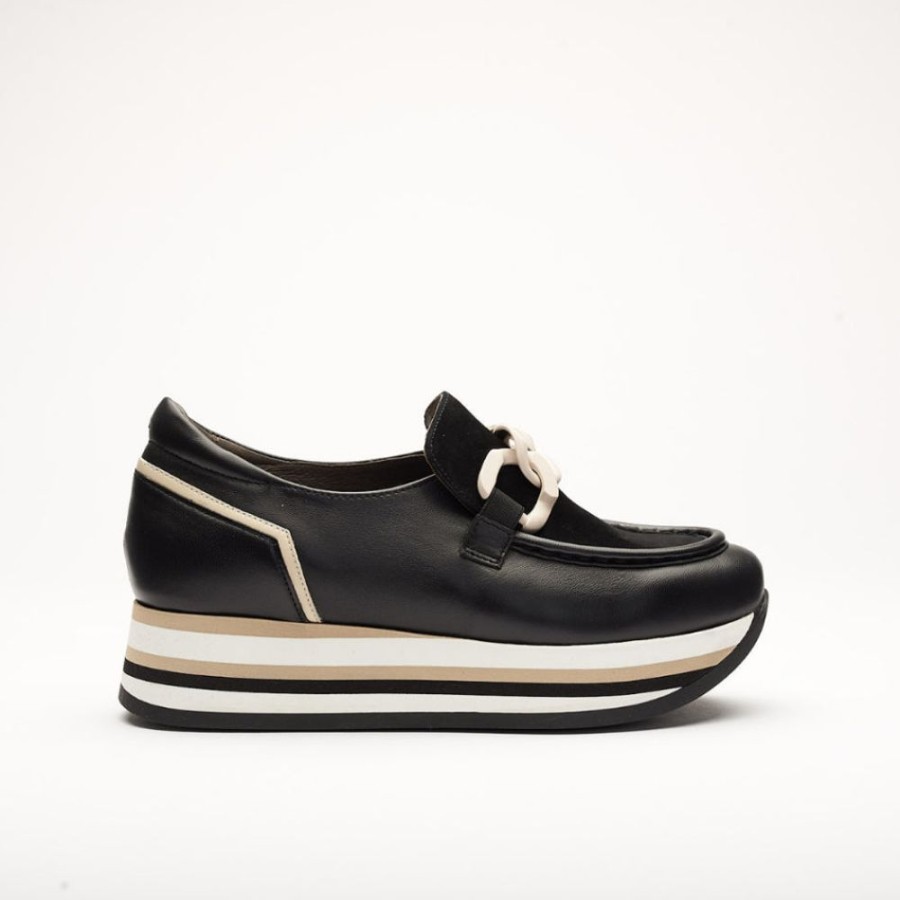 Shoes Softwaves | Cala Black/ Creme