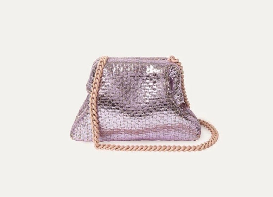 Handbags Maria La Rosa | Zaffiro Laminated Lilac