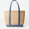 Handbags MZ Wallace | Raffia Large Tote Raffia With Denim