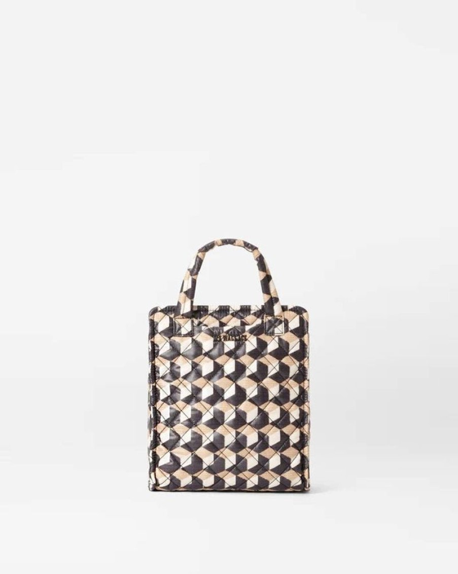 Handbags MZ Wallace | Metro Box Tote Mini Autumn Geo