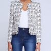 Apparel L'Agence | Angelina Tweed Jacket Ivory Multi