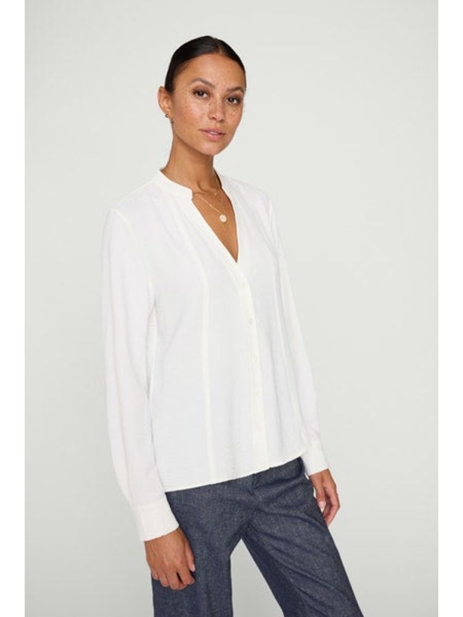 Apparel Brochu Walker | Galey Blouse Salt White