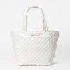 Handbags MZ Wallace | Metro Tote Deluxe Medium Pearl Metallic