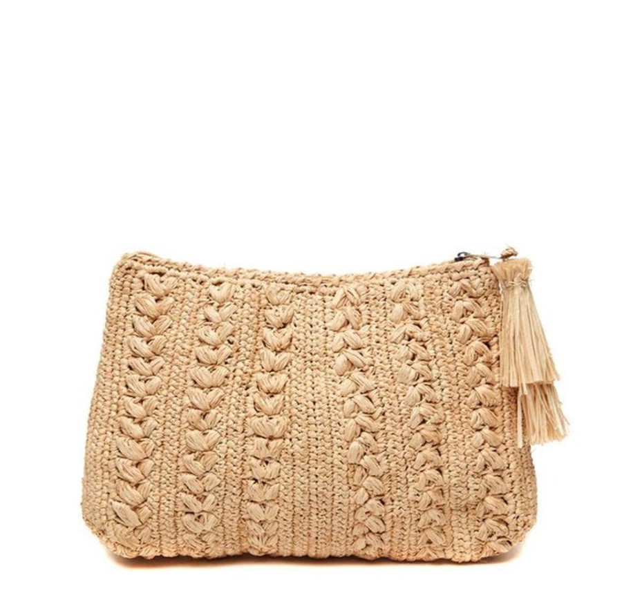 Handbags MAR Y SOL | Ivy Clutch Natural