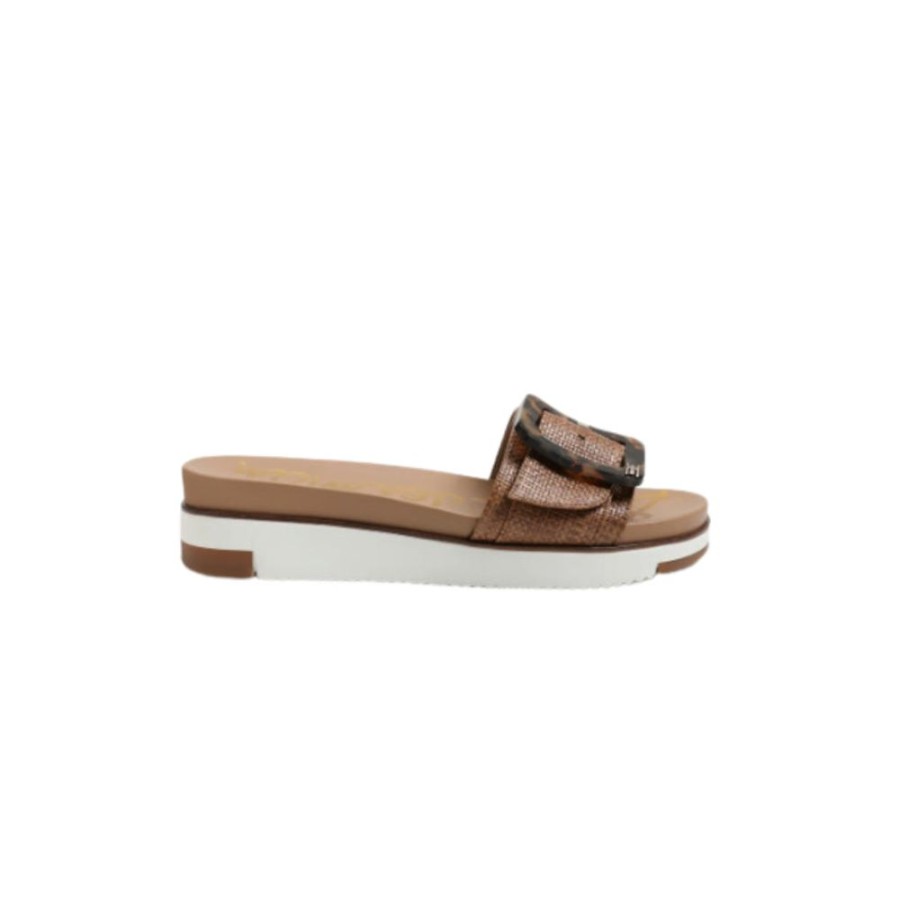 Shoes Sam Edelman | Ariane Slide Sandal Palermo Weave Cuoio