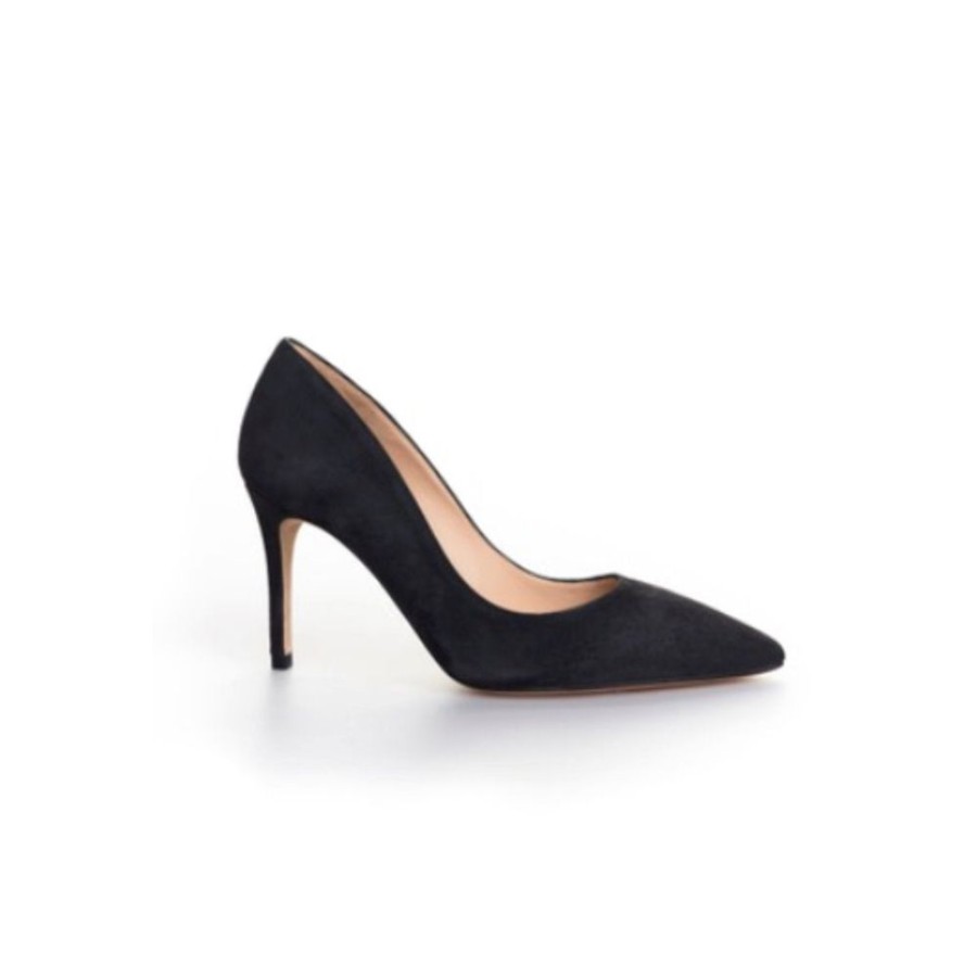 Shoes L'Agence Footwear | Eloise Pump Charcoal Suede