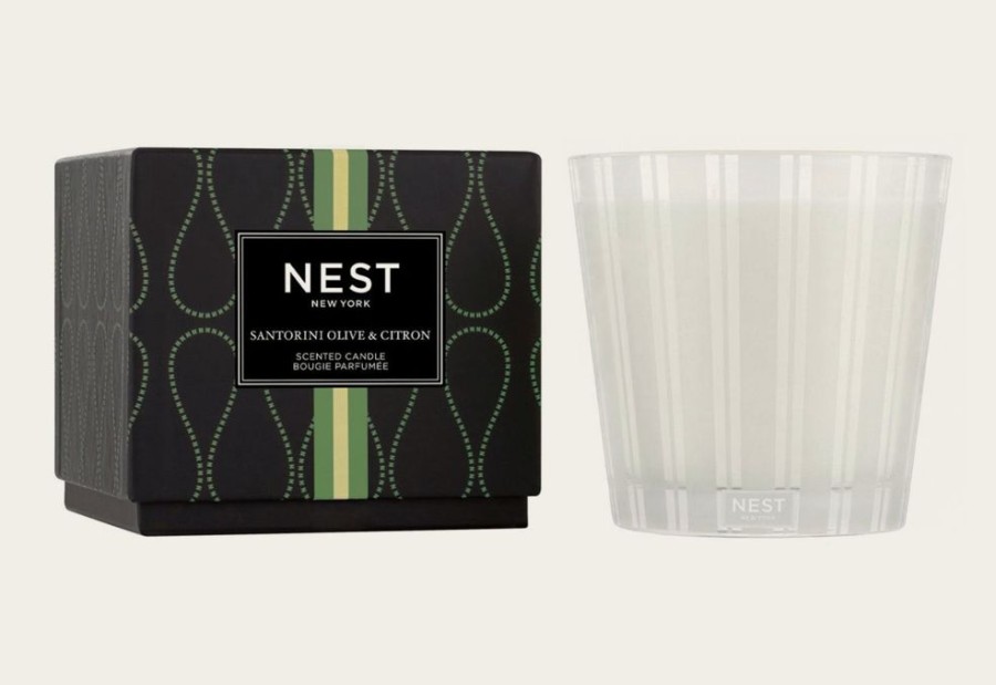 Jewelry + Accessories NEST Candles & Diffusers | 3 Wick Candle 21 Oz. Santorini Olive & Citron