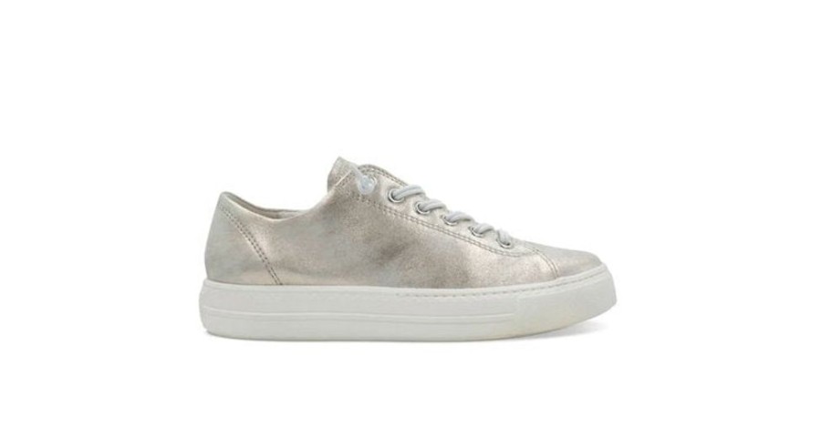 Shoes Paul Green | Hadley Sneaker Mineral Metallic Antic