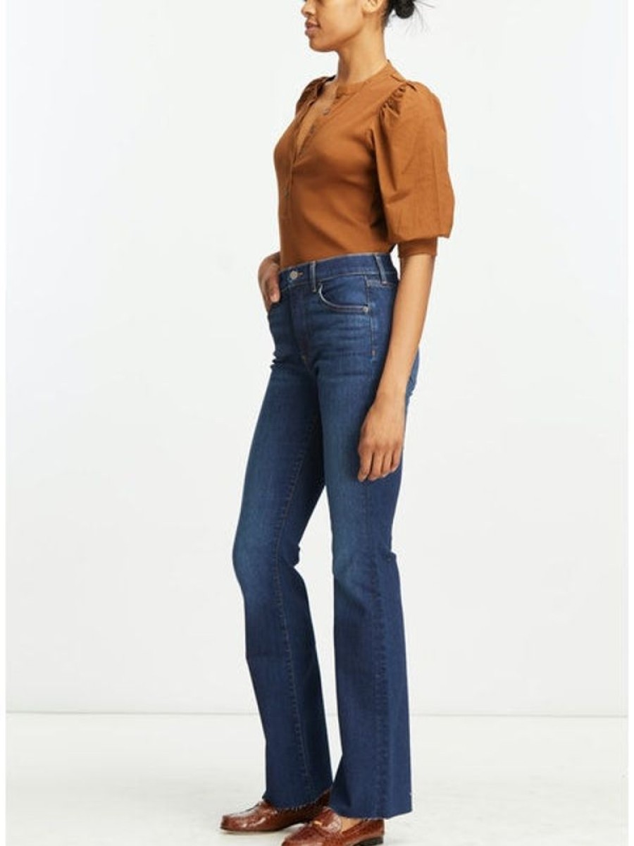 Apparel Veronica Beard | Coralee Top Dark Ochre