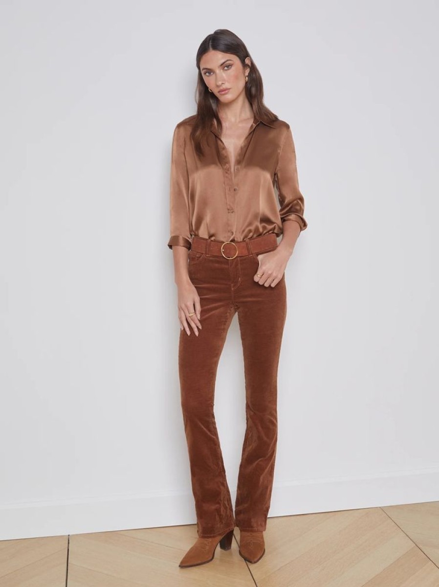 Apparel L'Agence | Stevie Velvet Jean Fawn