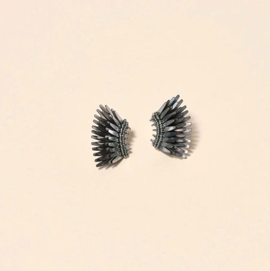 Jewelry + Accessories Mignonne Gavigan Earrings | Micro Madeline Earrings Gunmetal