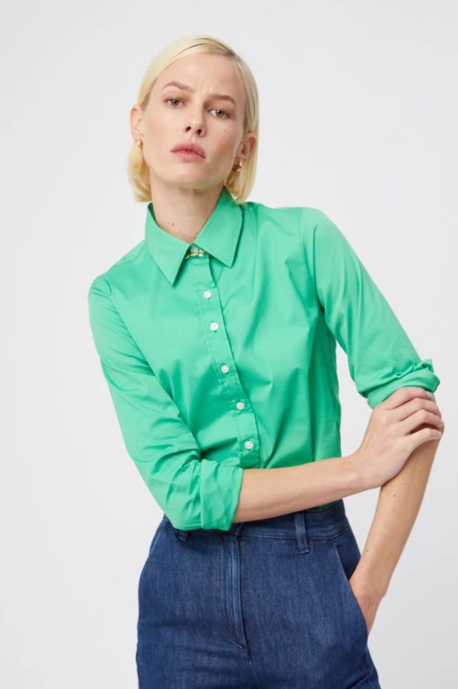 Apparel Theshirt | The Essentials Icon Shirt Kelly Green