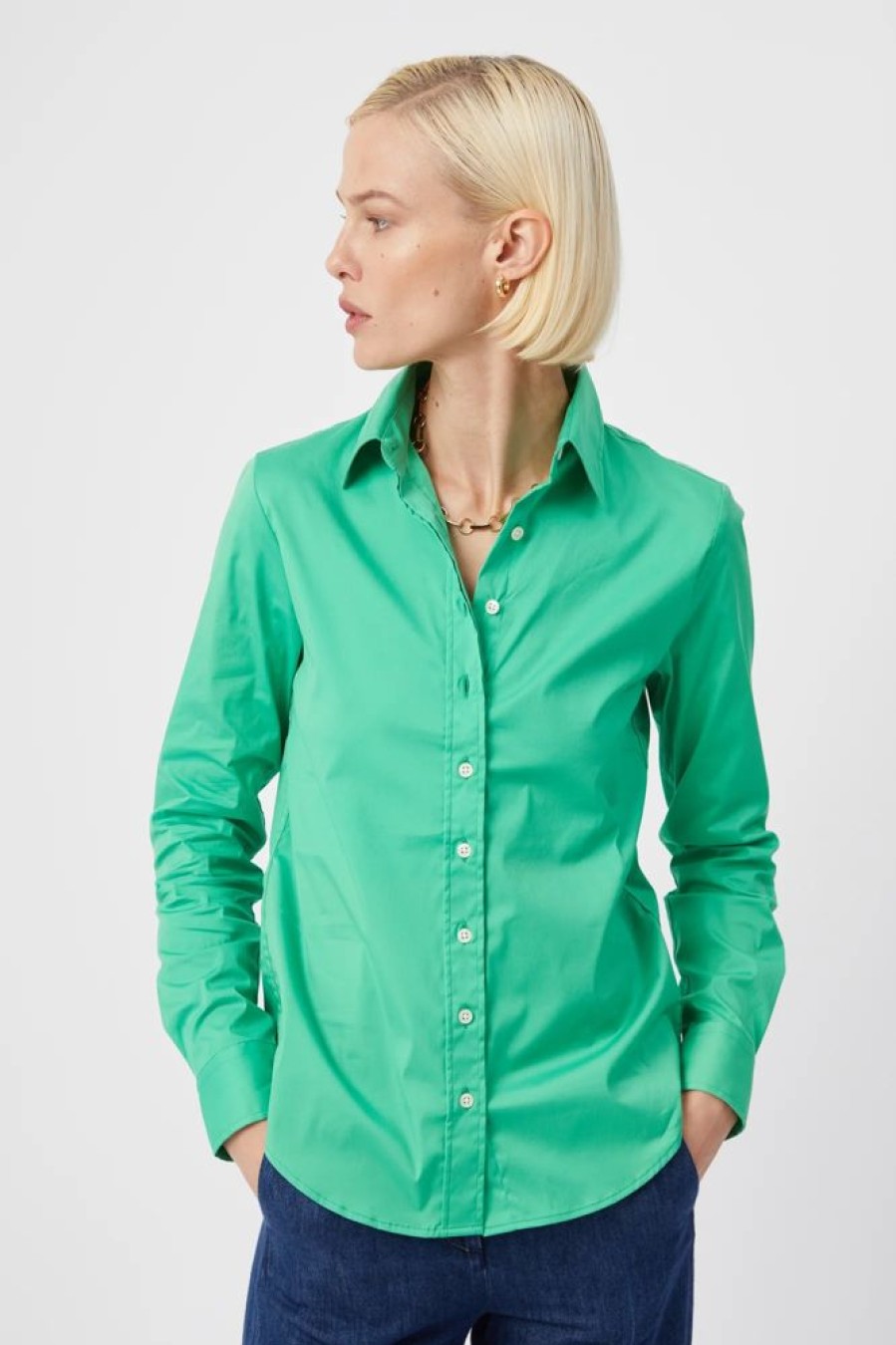 Apparel Theshirt | The Essentials Icon Shirt Kelly Green