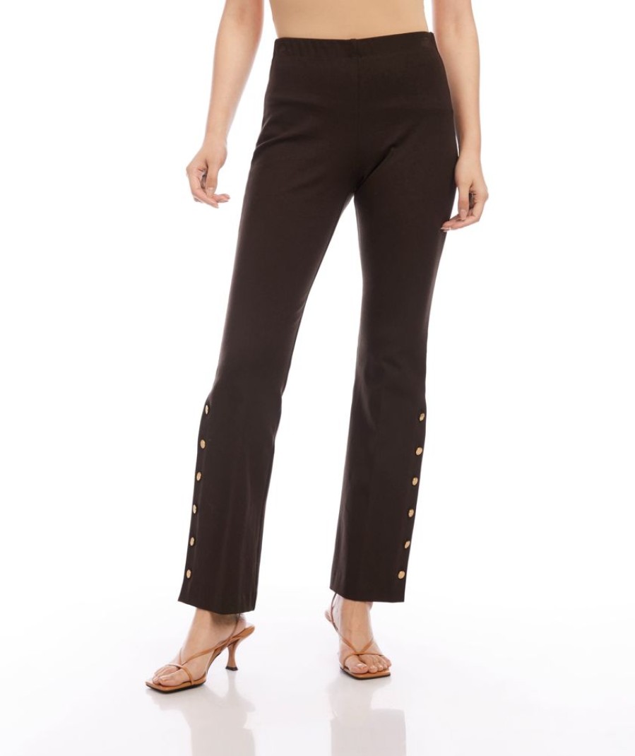 Apparel Fifteen Twenty | Button Hem Pants Brown