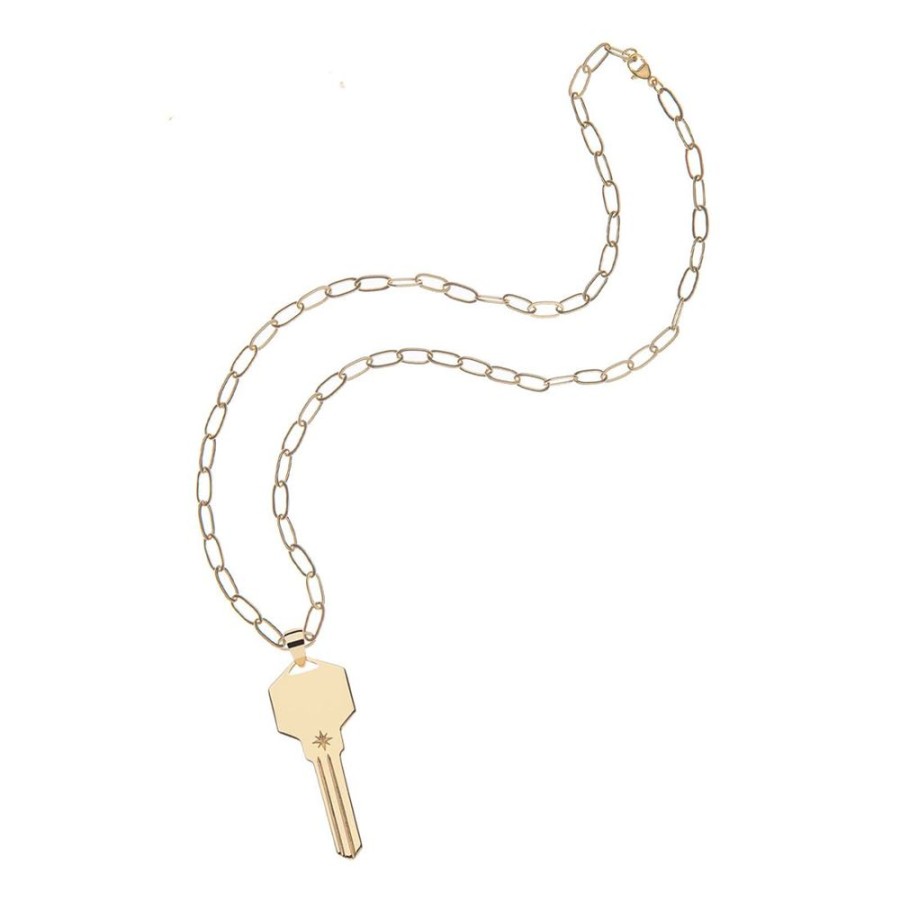 Jewelry + Accessories Jane Win Jane Win Jewelry | Forever Key 18" Drawn Link