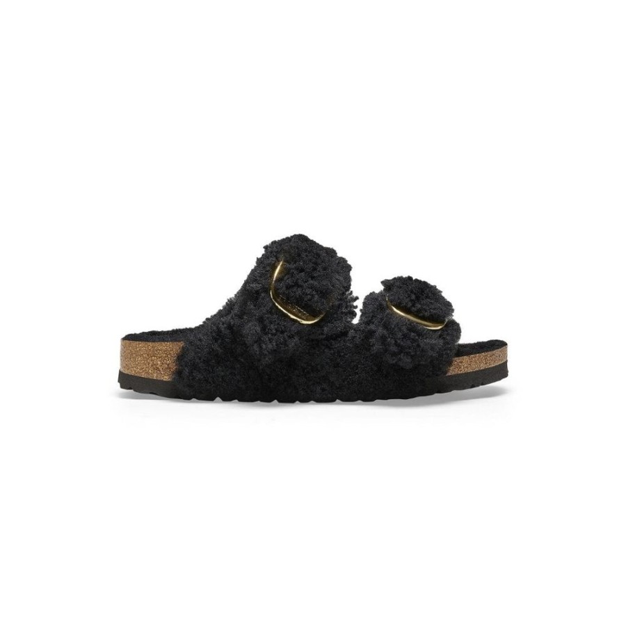 Shoes Birkenstock | Arizona Big Buckle Shearling Black Gold