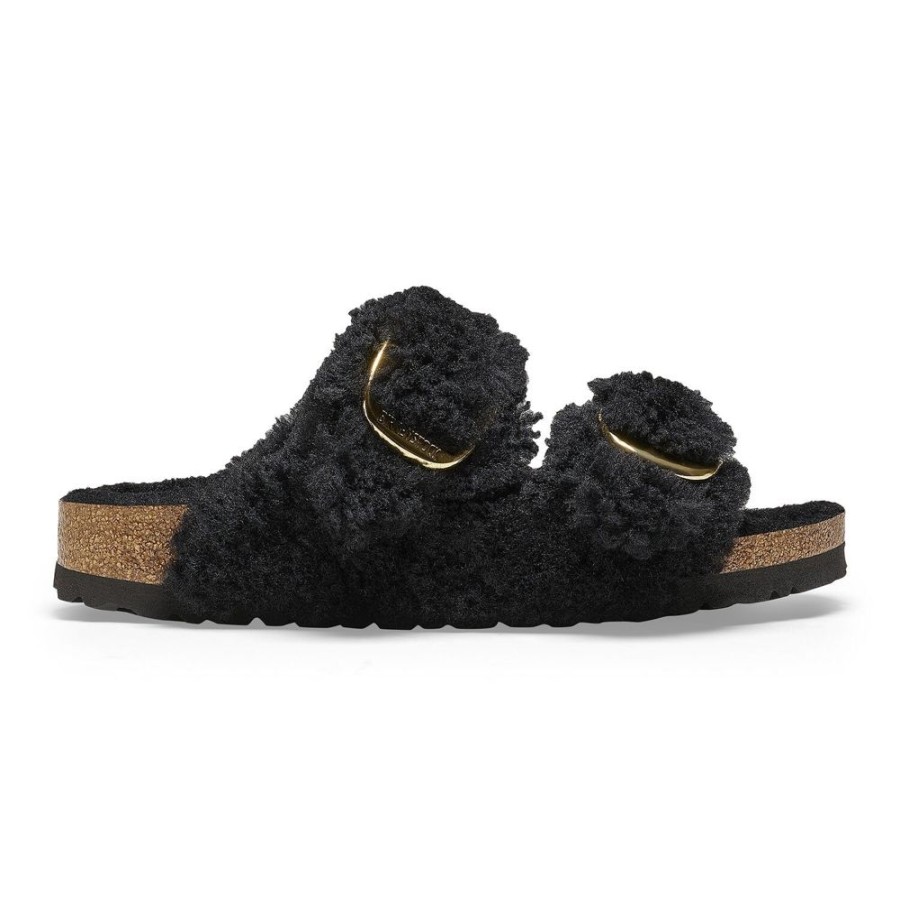 Shoes Birkenstock | Arizona Big Buckle Shearling Black Gold