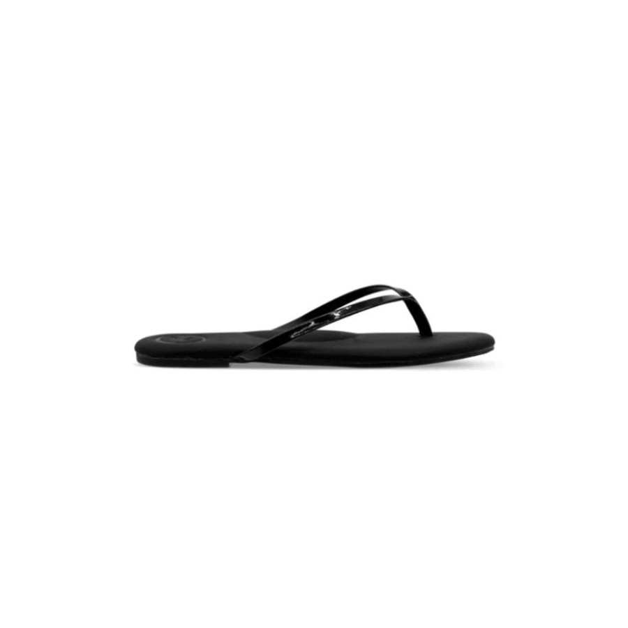 Shoes Solei Sea | Indie Sandal With Patent Strap Black