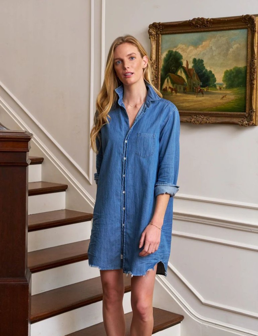 Apparel Frank & Eileen | Mary Classic Shirtdress Vintage Stonewashed Indigo